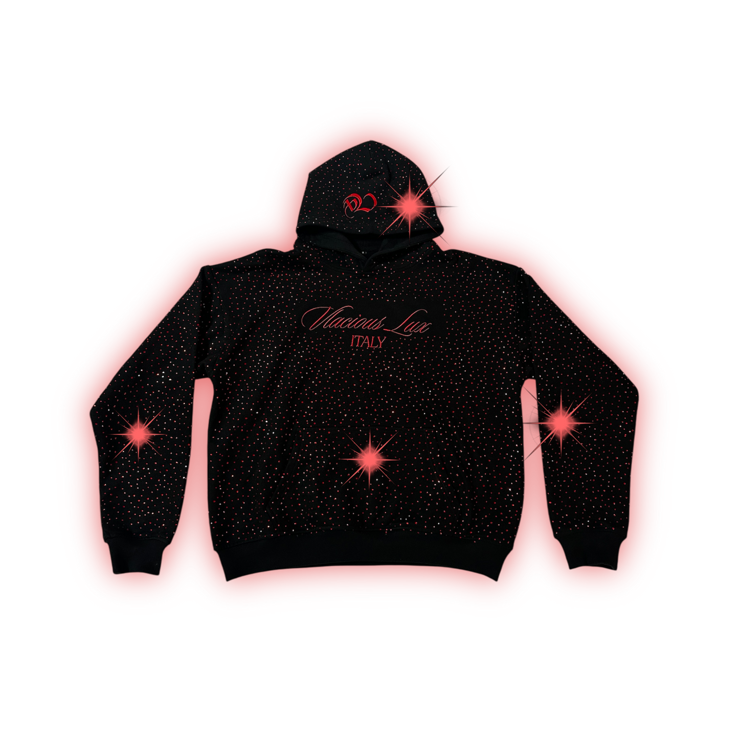 “Red Ruby” Luxury Star Hoodie